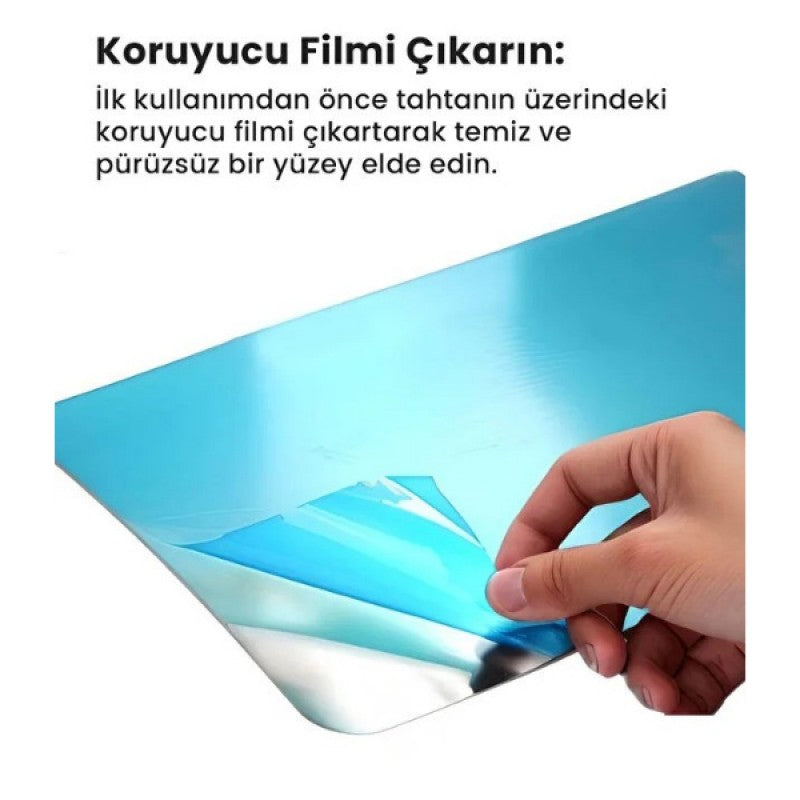 2’li Paslanmaz Çelik Kesim Panosu Seti